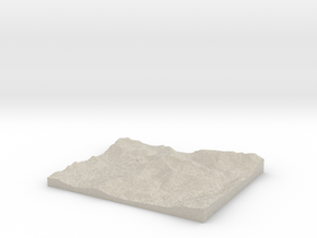 Model of Nantgwynant in Natural Sandstone