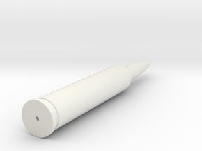 556x45mm-bullet in White Natural Versatile Plastic