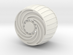 Mars Rover Wheel 1:4 in White Natural Versatile Plastic