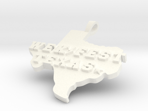 WekFest Texas 70mm Wide Pendant  in White Processed Versatile Plastic