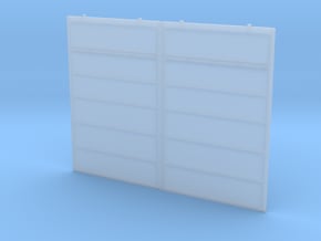 Double 8 Ft Superior 6 Panel Plate F Door in Tan Fine Detail Plastic