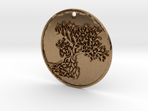 Deer Tree in Natural Brass