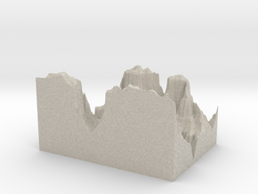 Model of Colorado River in Natural Sandstone