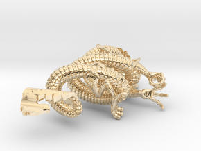 Dragon pendant # 3 in 14K Yellow Gold