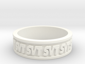 SVT Ring Size 9 in White Processed Versatile Plastic