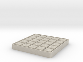 Dots And Boxes, Elegant Edition in Natural Sandstone