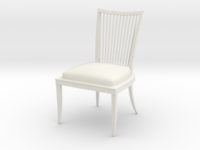 Chair2 in White Natural Versatile Plastic