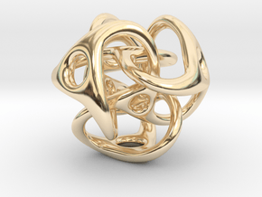 Trilio EyeHoz - 21mm in 14K Yellow Gold