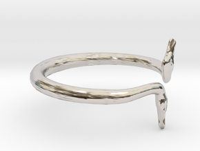 Cygnus Olor Swan Ring 6.5 in Platinum