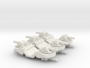 Pulson-A Combat Transport 1-403 Gun Module in White Natural Versatile Plastic