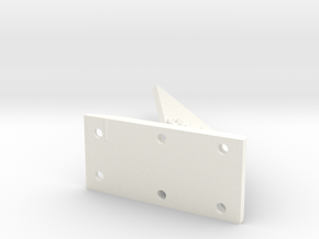 1:6 Scale Cable Cutter - Top & Bottom (Flat Base) in White Processed Versatile Plastic
