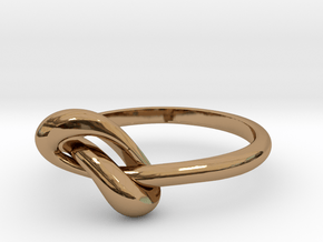 Knot in Polished Brass