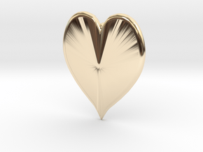 Heart Pendant in 14K Yellow Gold