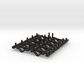 Couplings HST Coach Sprue Filleted in Black Natural Versatile Plastic