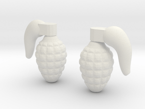 Grenade 00g in White Natural Versatile Plastic