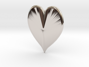 Heart Pendant in Platinum
