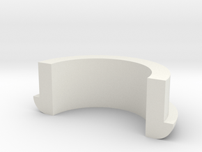 Picnic Table Umbrella Spacer (half) in White Natural Versatile Plastic