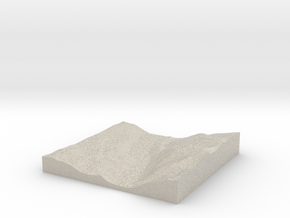Model of Legburthwaite in Natural Sandstone