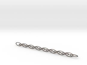 Chain in Polished Bronzed Silver Steel