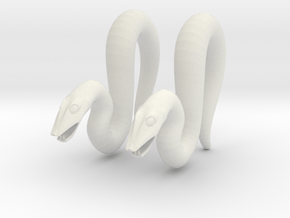 Serpent 0g in White Natural Versatile Plastic
