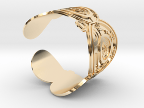The Doctor's name (Engraved): Cuff - Size S in 14K Yellow Gold