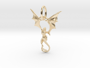 Dragon pendant # 6 in 14K Yellow Gold