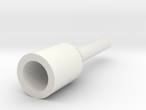 AEG Barrel Drill Adapter (5mm) in White Natural Versatile Plastic