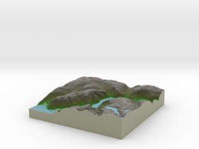 Terrafab generated model Wed Jul 16 2014 17:46:46  in Full Color Sandstone