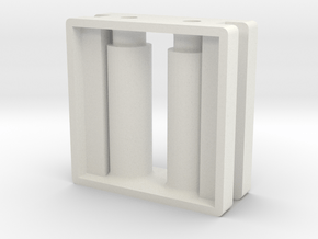 Drager-blok-V2 in White Natural Versatile Plastic