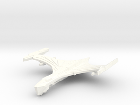 DeathHawk Class Cruiser ( Wings Up ) in White Processed Versatile Plastic