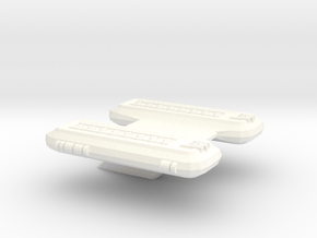 Space Ship Upper Console in White Processed Versatile Plastic