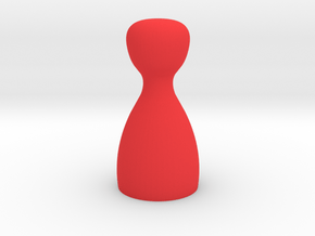 Game Piece [5cm, 2"] in Red Processed Versatile Plastic