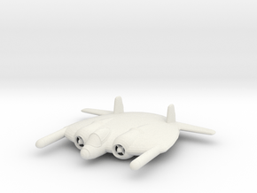 1/200 Vought XF-5U 'Flying Flapjack' in White Natural Versatile Plastic
