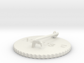 by kelecrea, engraved: Nexus Projekt in White Natural Versatile Plastic