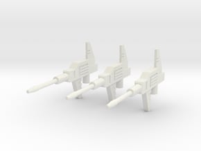 Sunlink - Datsun v4 Gun x3 in White Natural Versatile Plastic