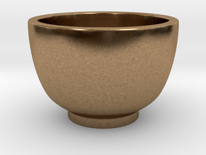 Coffee Cup in Natural Brass