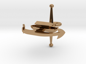 Anchor And Ark in Polished Brass