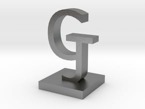 GJ in Natural Silver