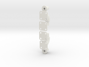 endpieces for roll bar in White Natural Versatile Plastic
