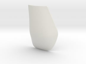 Iron Man mk III - Handplate in White Natural Versatile Plastic