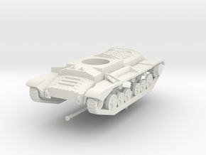 Vehicle- Valentine Tank MkXI (1/72) in White Natural Versatile Plastic