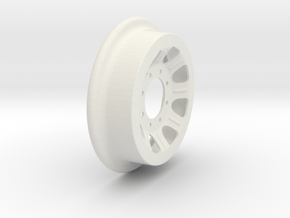 Fairmont Speeder or Handcar Wheel 1:8 scale in White Natural Versatile Plastic