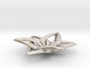 Amaryllis Pendant in Platinum