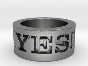 Yes! Ring Design Ring Size 8.5 in Natural Silver