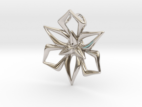 Great Lily Pendant in Platinum