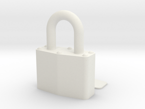 Lock in White Natural Versatile Plastic