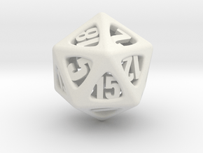 Thoroughly Modern d20 in White Natural Versatile Plastic