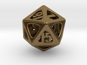 Thoroughly Modern d20 in Natural Bronze