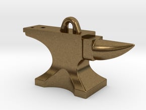 Anvil Pendant - Original Design in Natural Bronze
