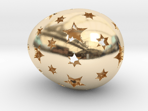 Mosaic Egg #13 in 14K Yellow Gold